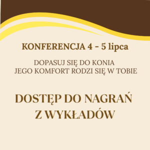 BILET - KONFERENCJA DOSIADOWA - NAGRANE WYKŁADY